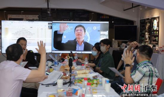 大赛决赛评审现场。广东工业大学供图
