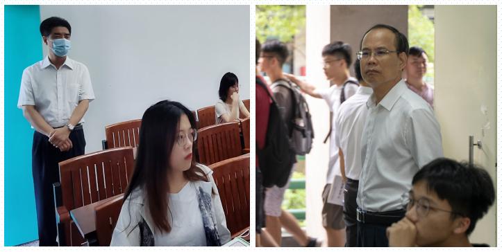 校领导深入课堂听课 开学第一天教学秩序井然