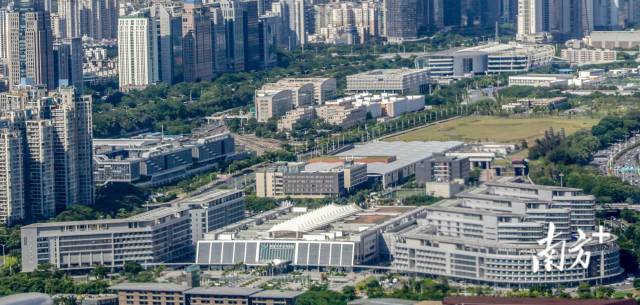 香港大学深圳医院。 香港大学深圳医院。